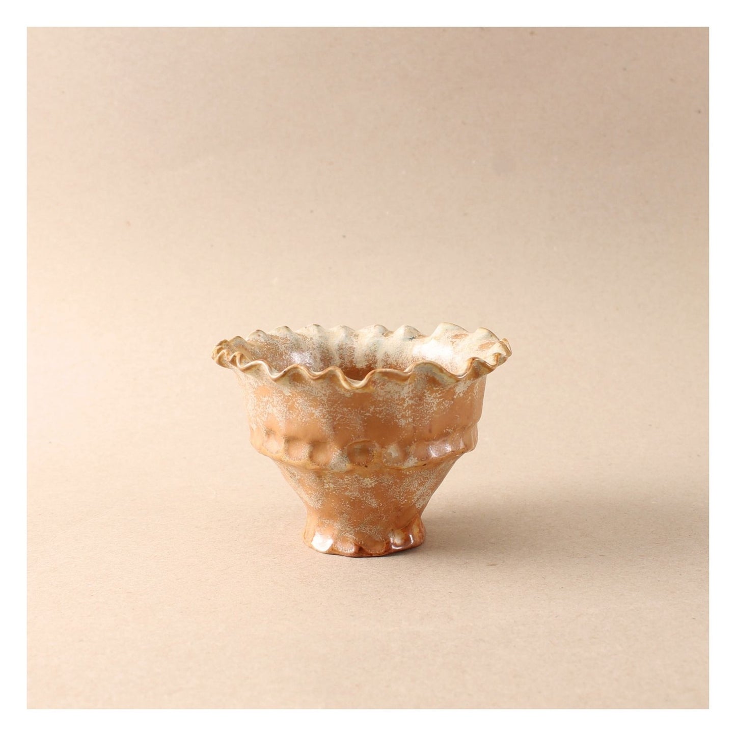 sandy orange bowl