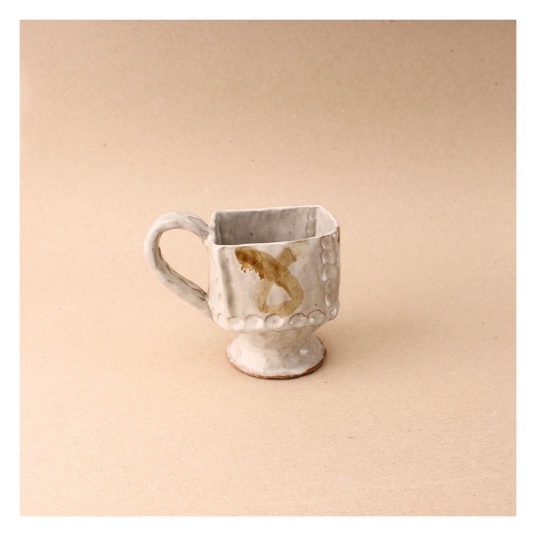 white square loop mug