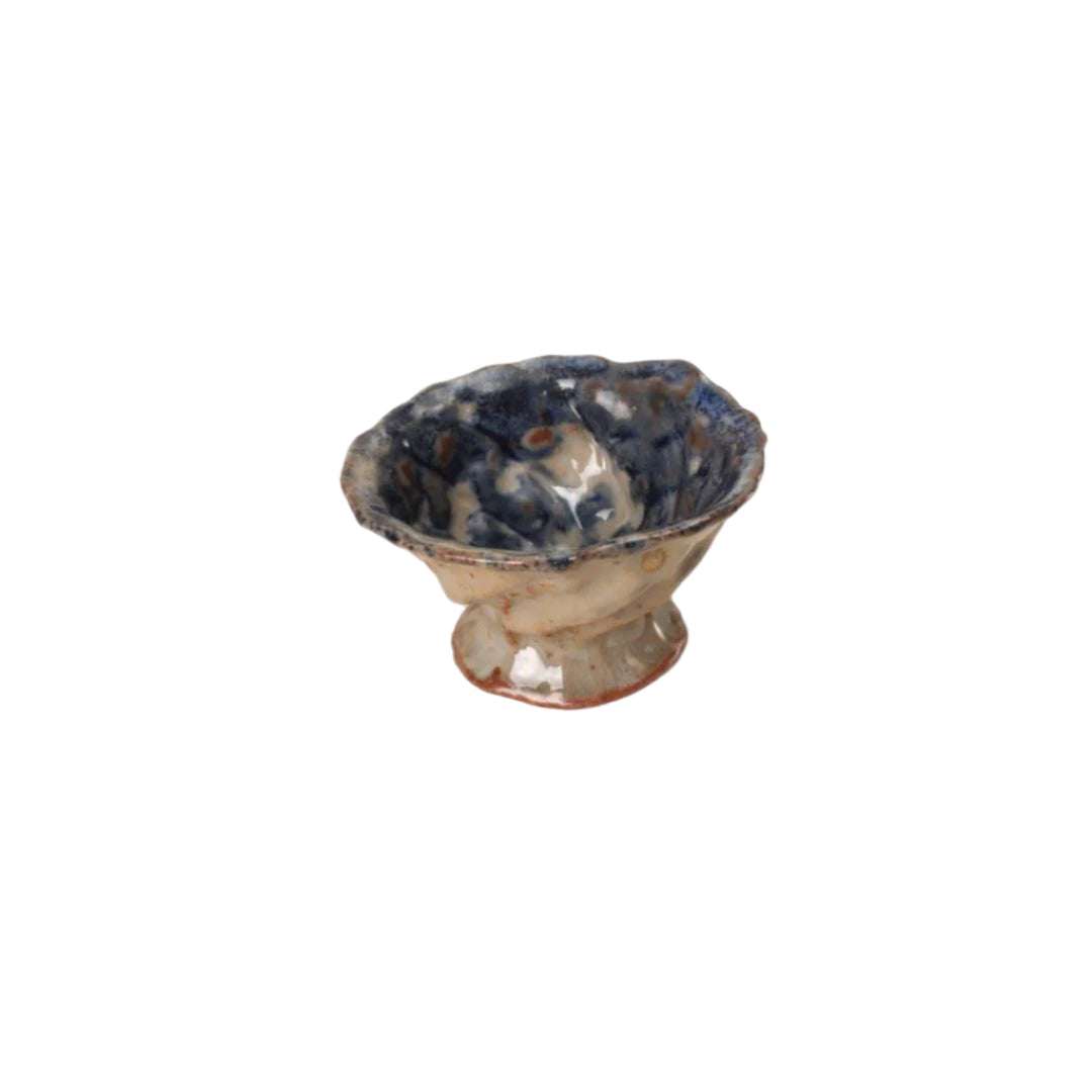 lil blue swirl pinch bowl