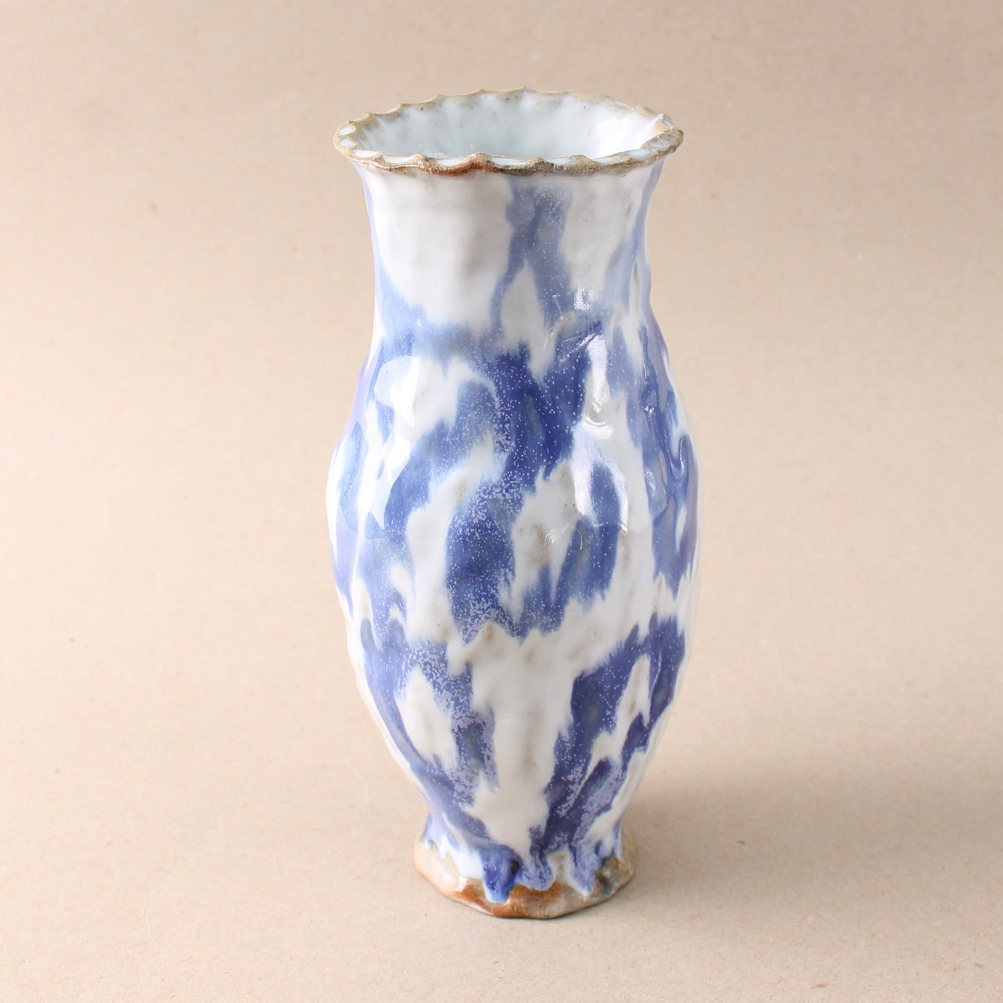 cobalt loop vase