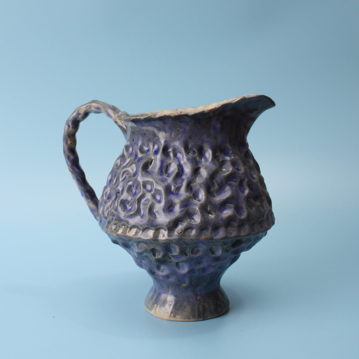 medium blue pitcher
