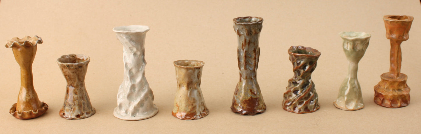 orange candlestick trio