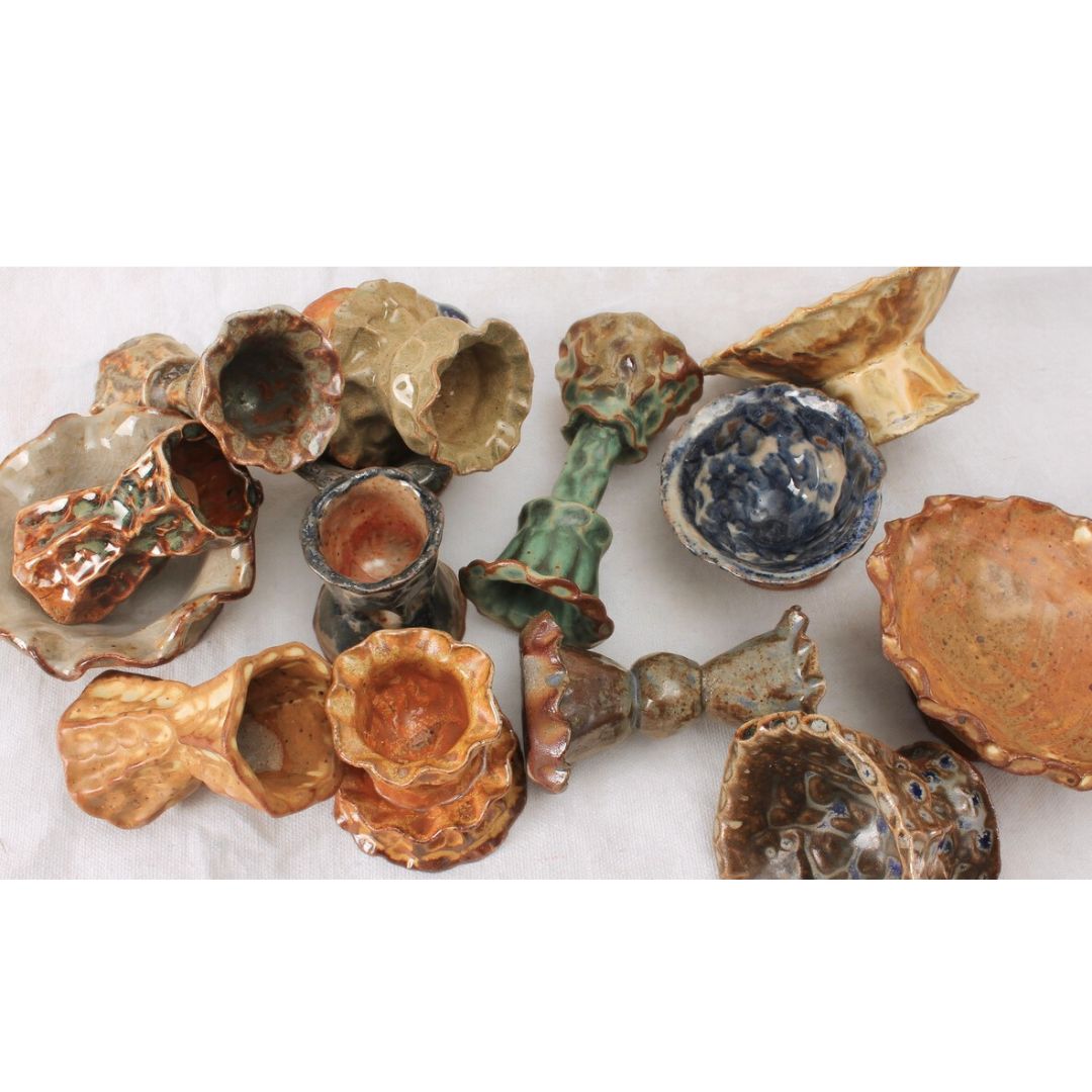 lil blue swirl pinch bowl