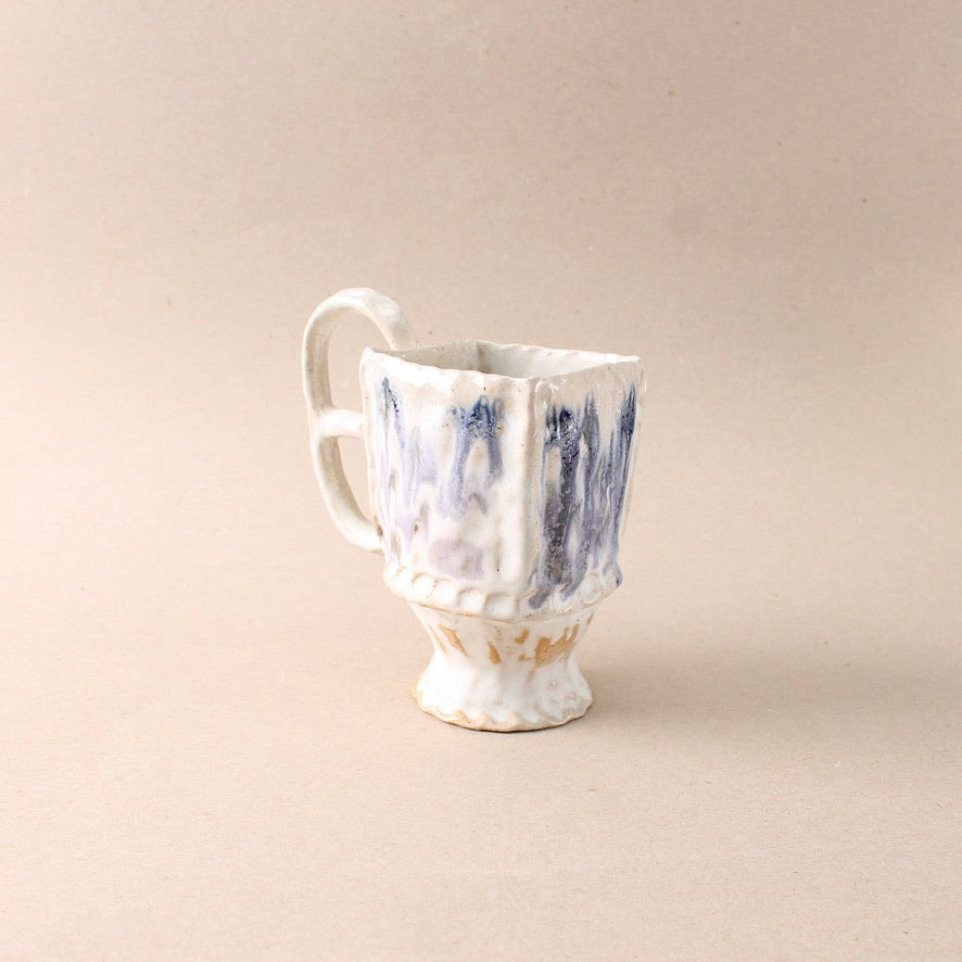 square cobalt mug