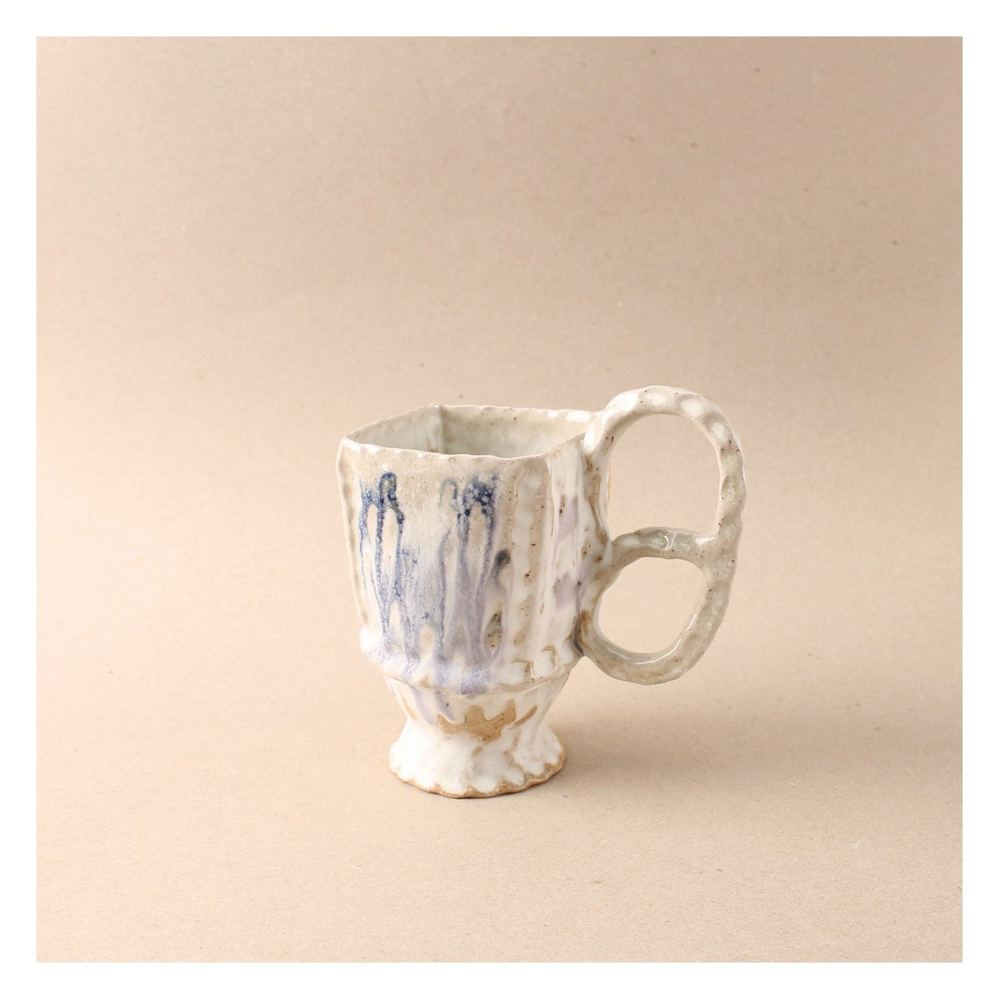 square cobalt mug