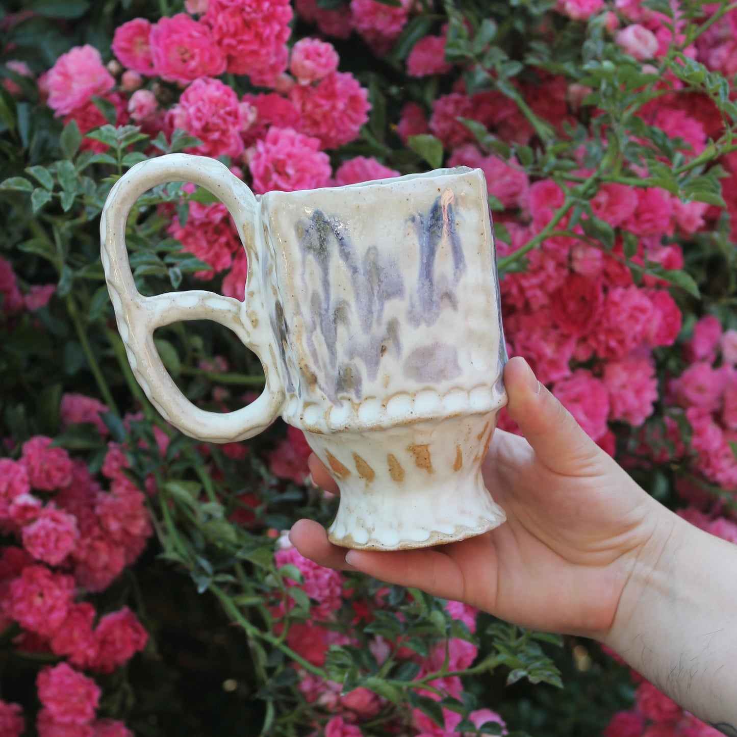 square cobalt mug