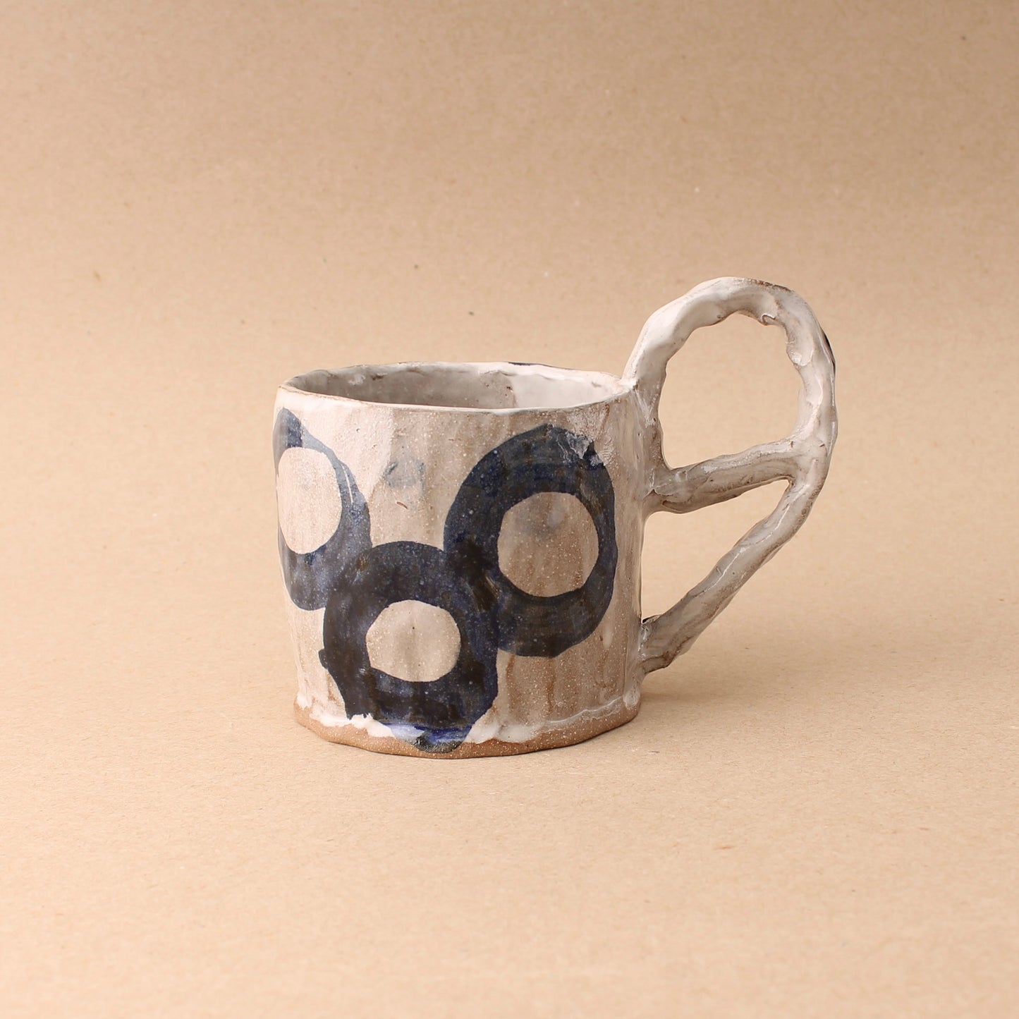 blue circle mug
