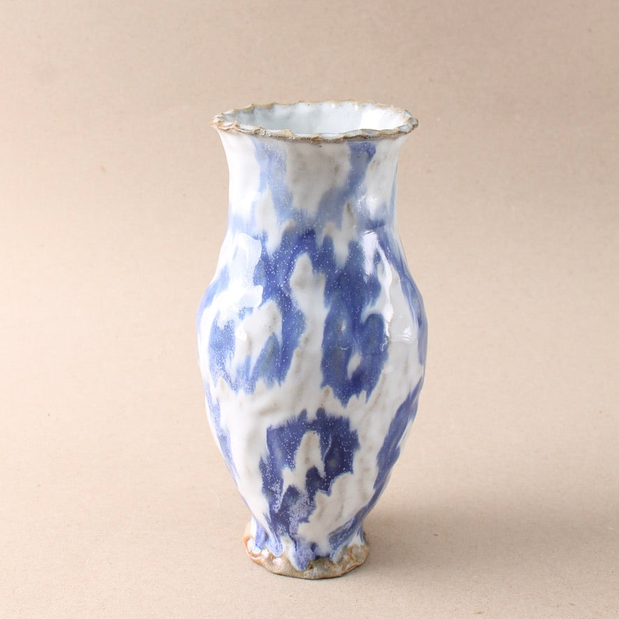 cobalt loop vase
