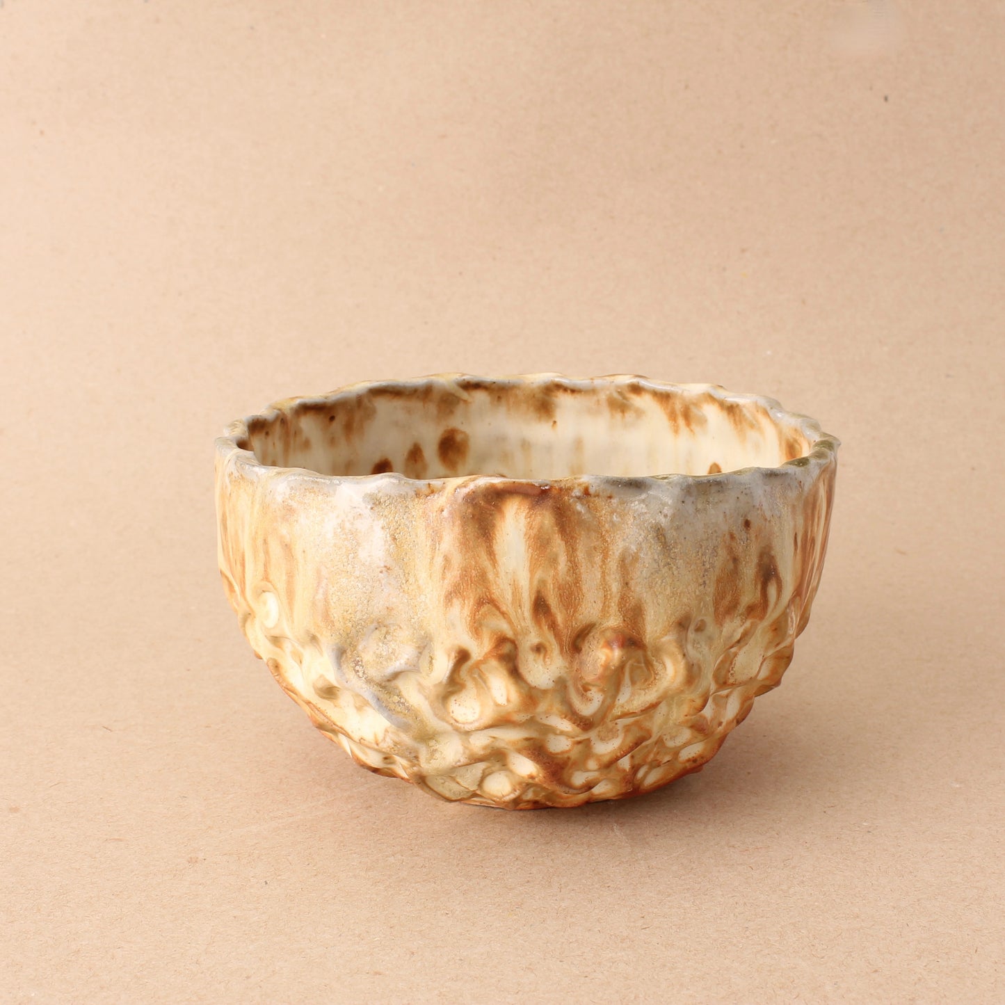 brown woodfired bowl