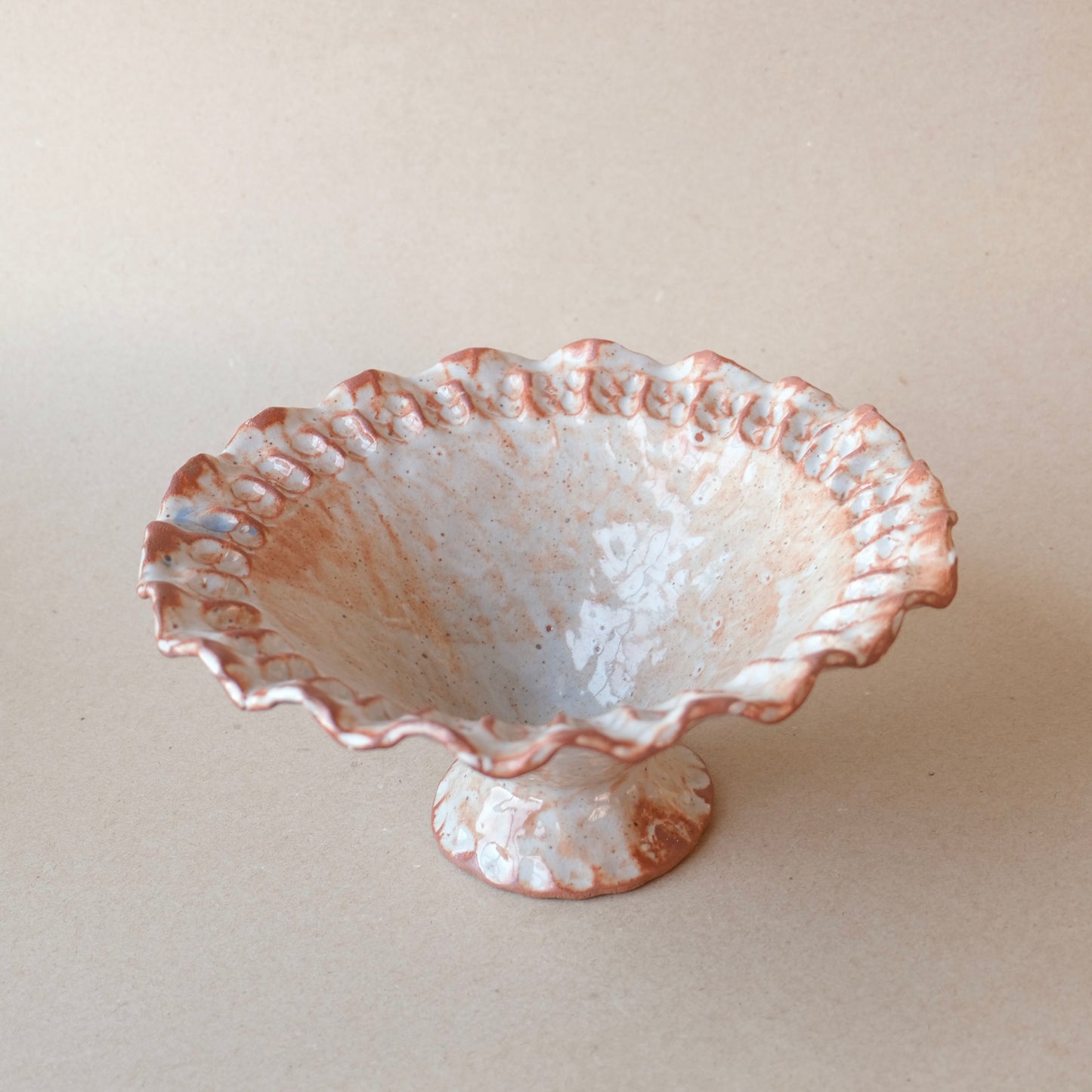 shino large pinched bowl