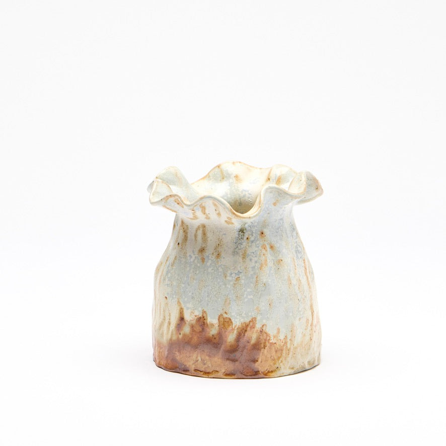 blue wave vase