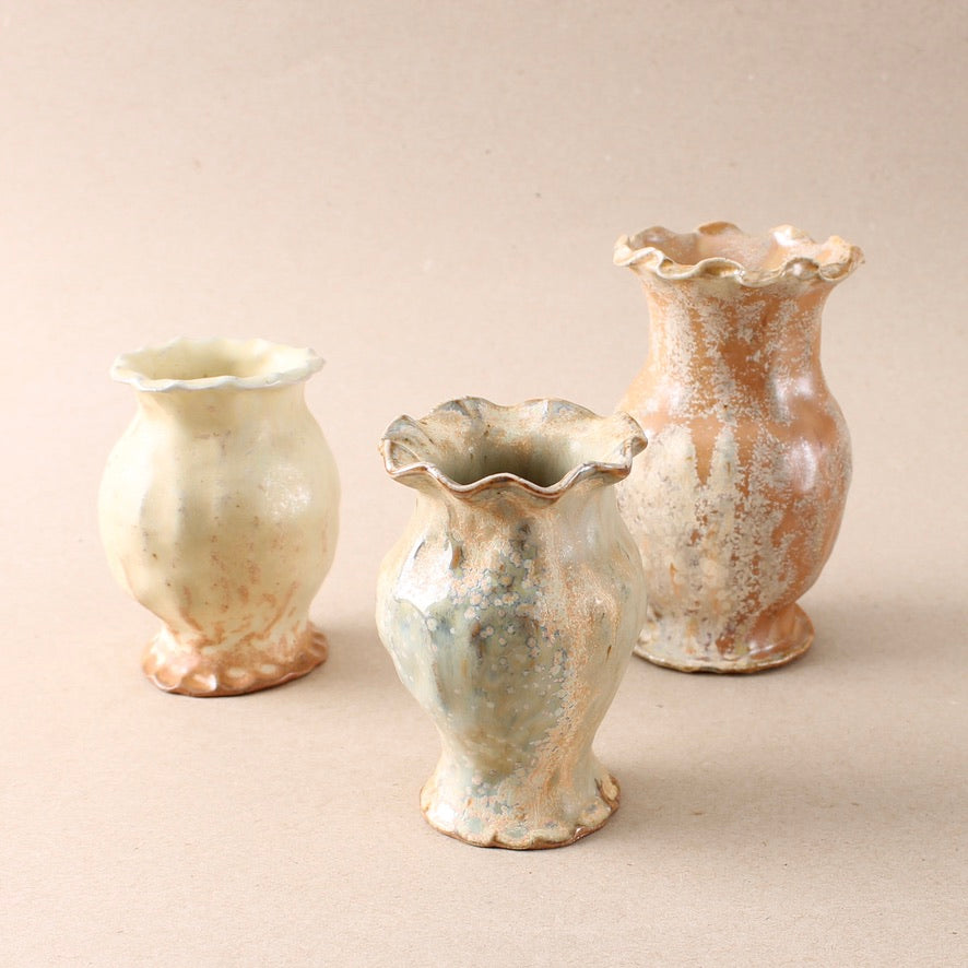 yellow gloss bud vase