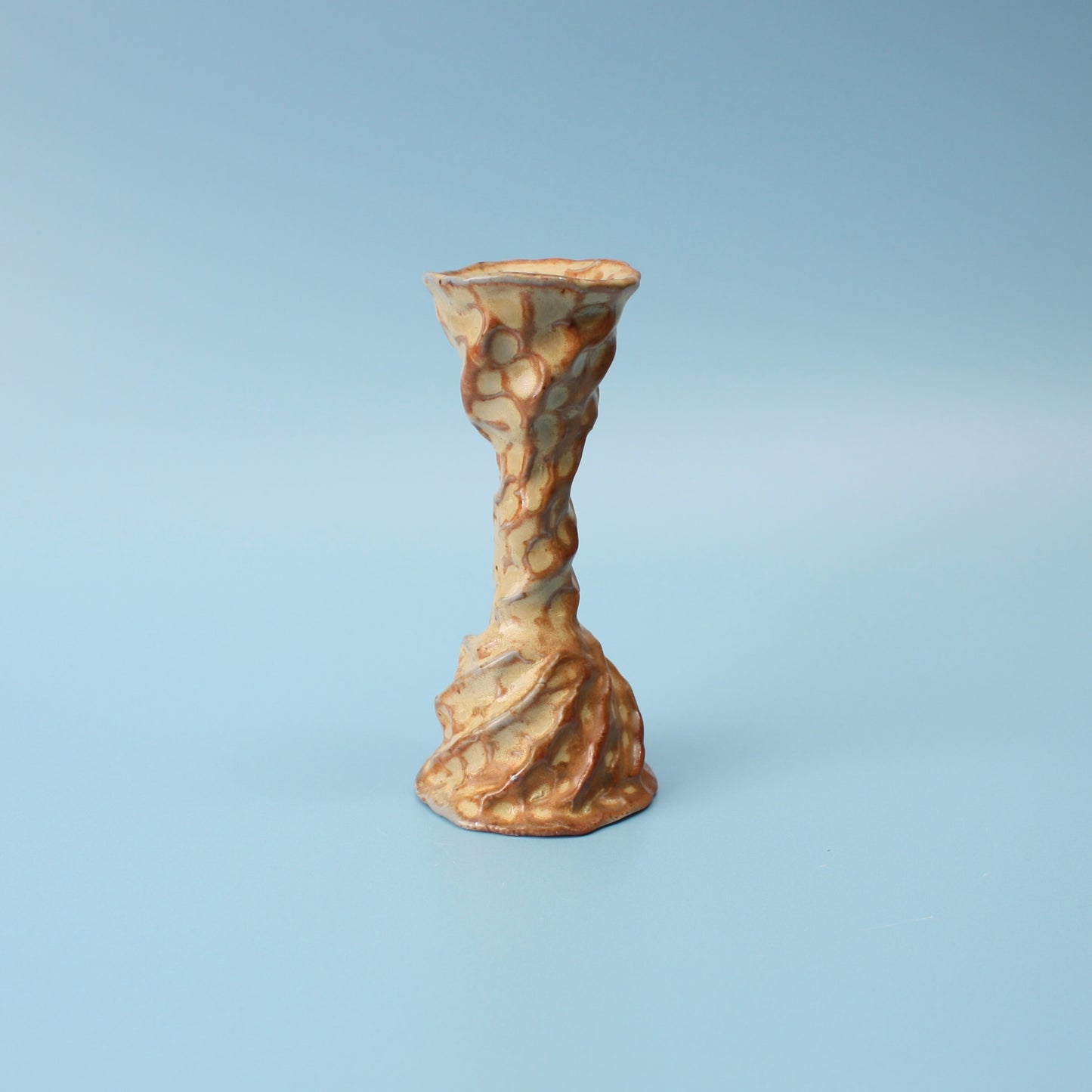 orange twist candlestick