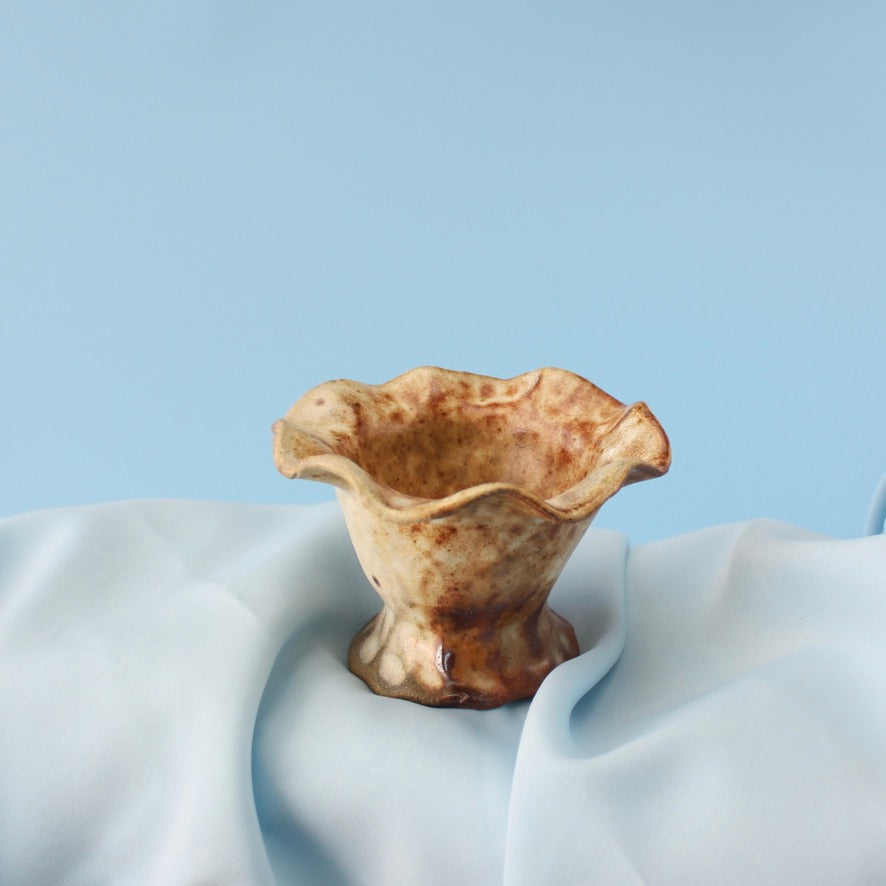 tan lil wave bowl