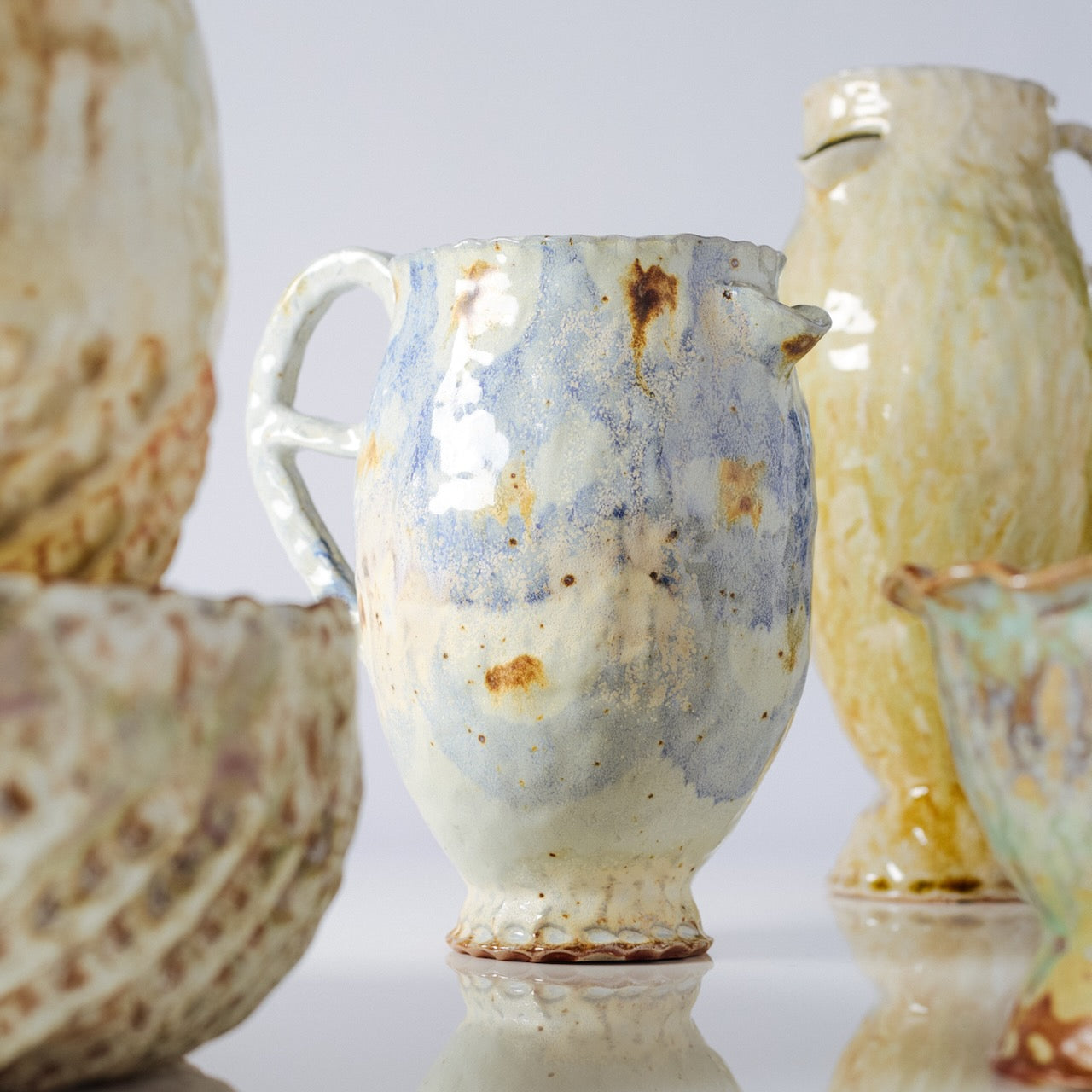 blue loop pitcher