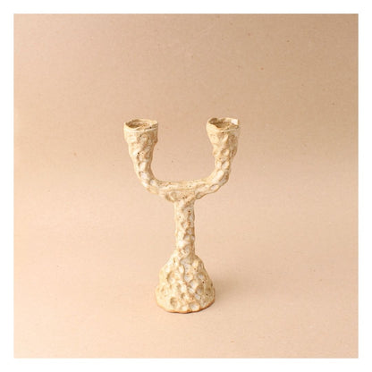 beige candleabra
