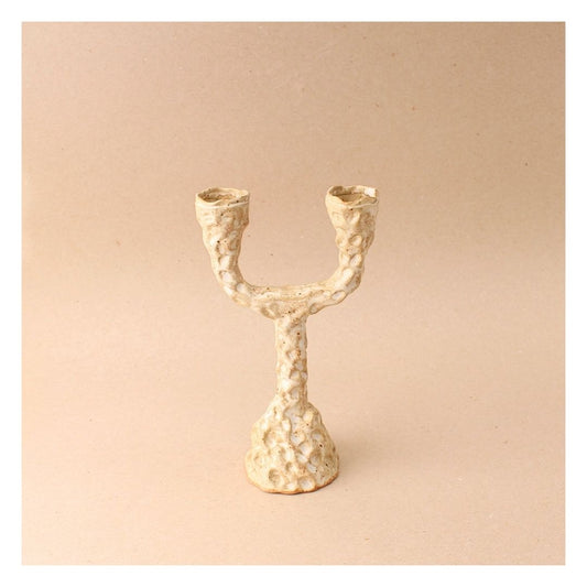 beige candleabra