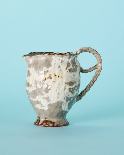 white splatter pitcher