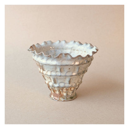 white woodfired bowl