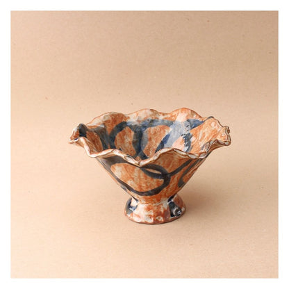 orange cobalt bowl