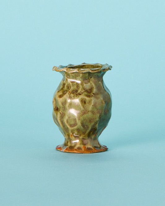 green bud vase