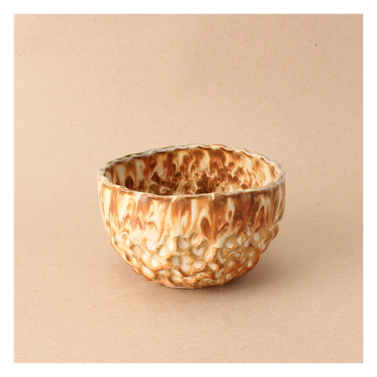 brown woodfired bowl