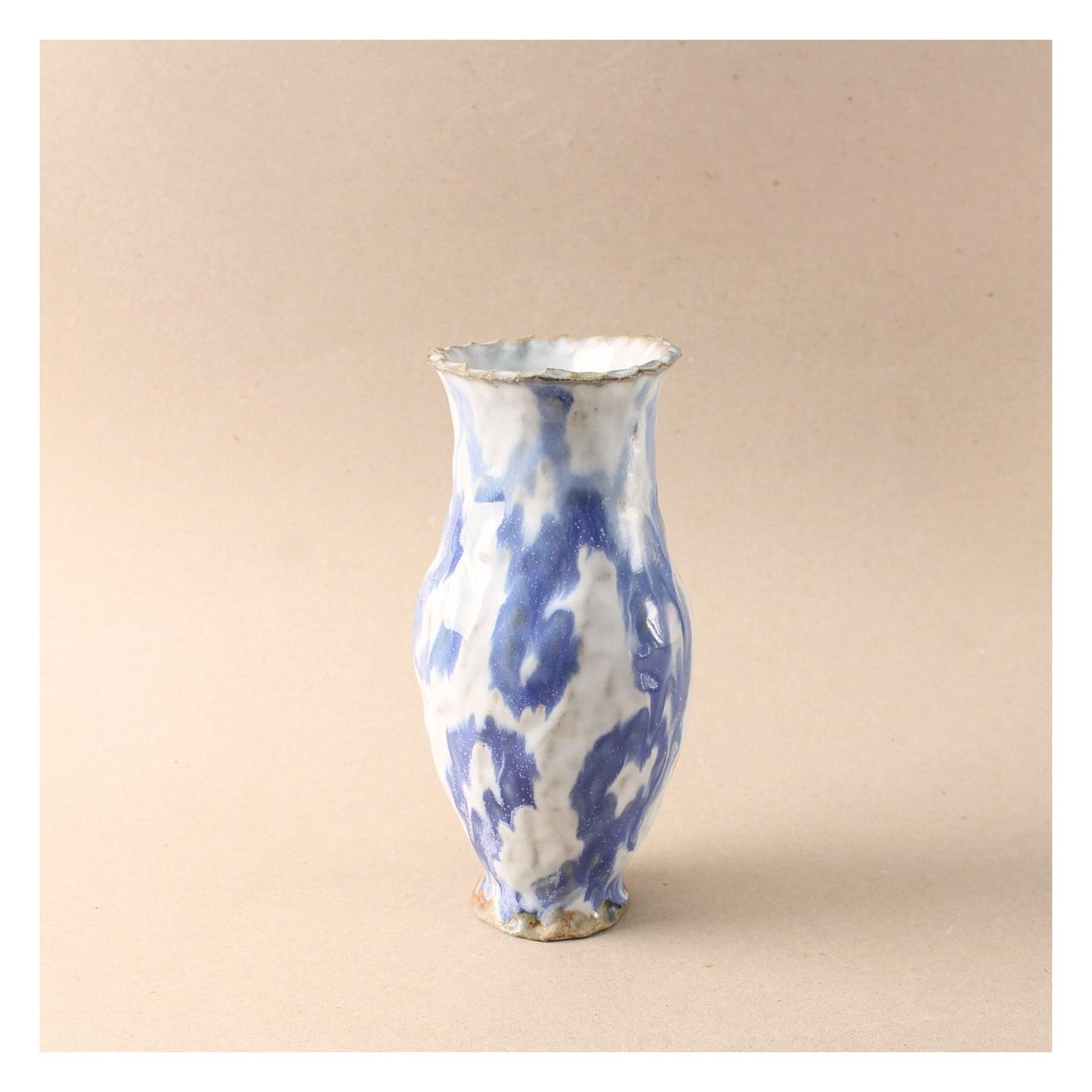 cobalt loop vase