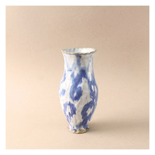 cobalt loop vase