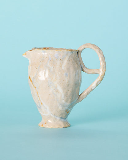 medium white pitcher