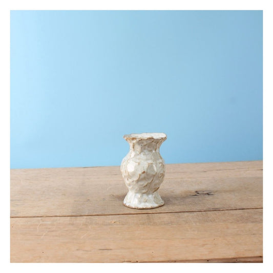 white bud vase