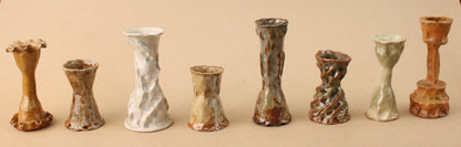 light green candlestick trio
