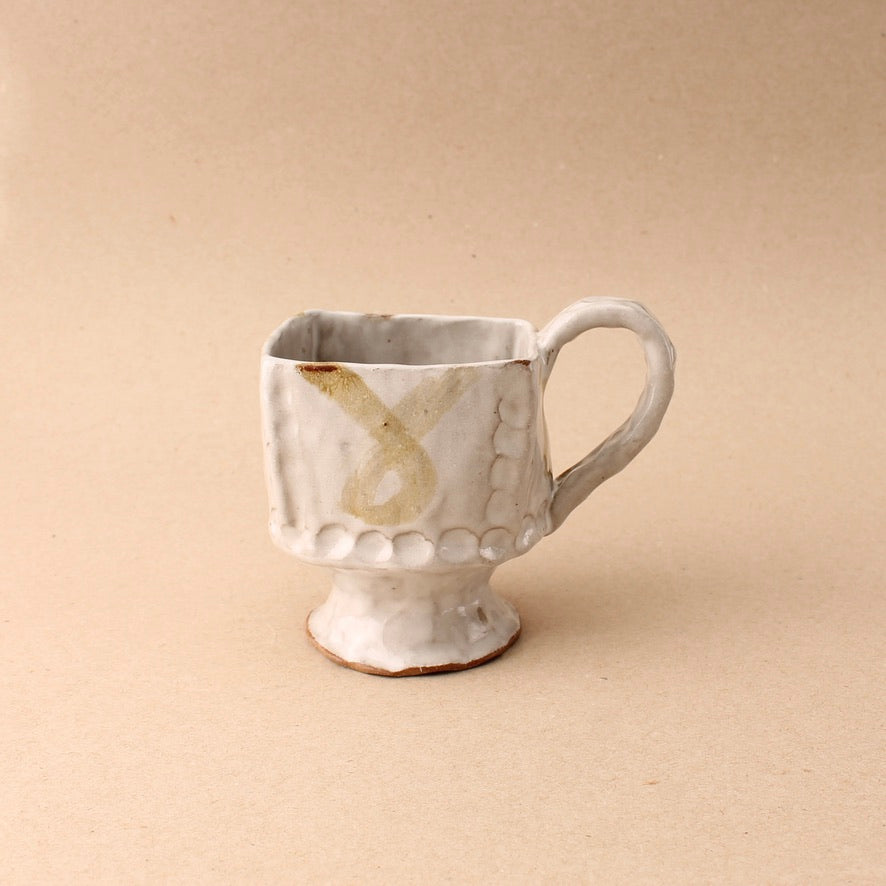 white square loop mug