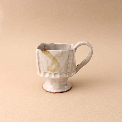 white square loop mug