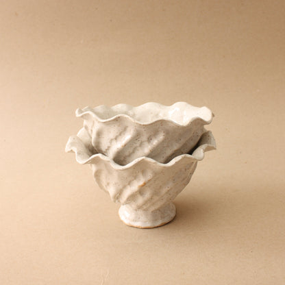 white wave bowl