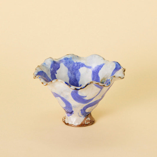 blue circle bowl