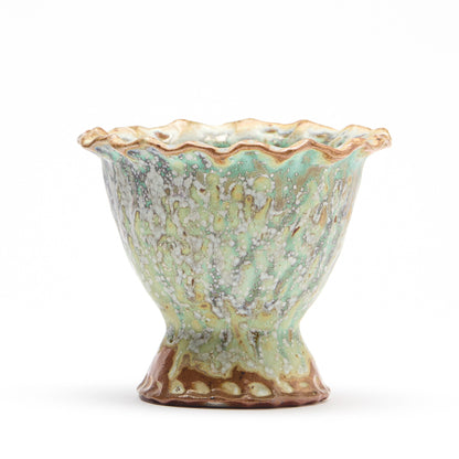 green crystal bowl