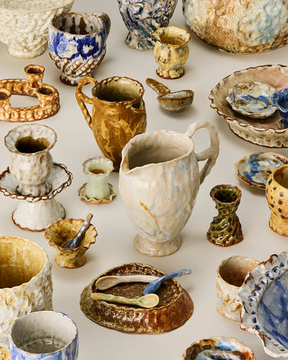 medium white pitcher