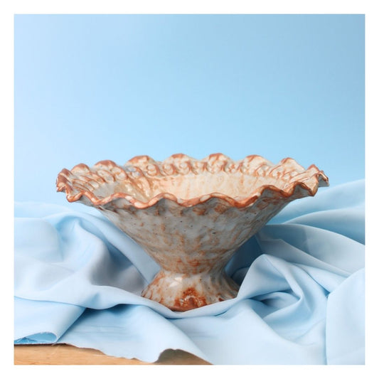 shino large pinched bowl