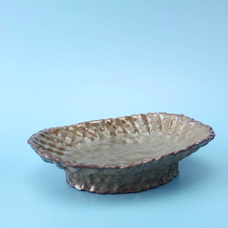 metallic platter