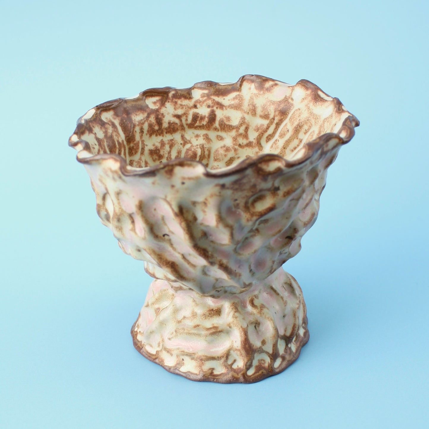 pink splash pinch wave bowl