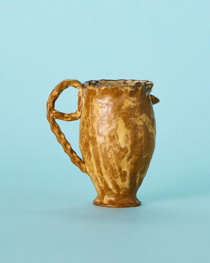 brown pitcher