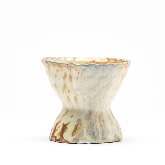 brown crystal display bowl