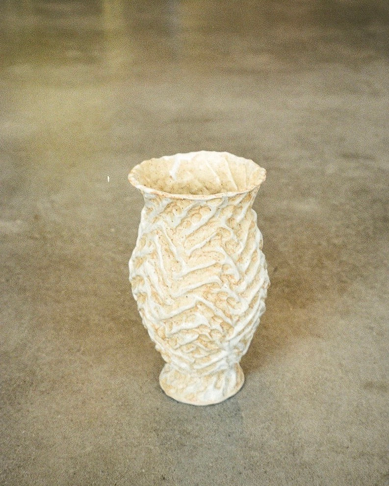 pattern pinch vase