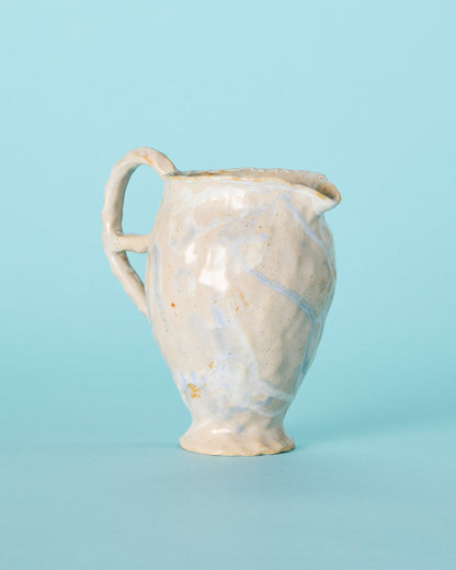 medium white pitcher