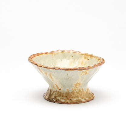 brown crystal bowl