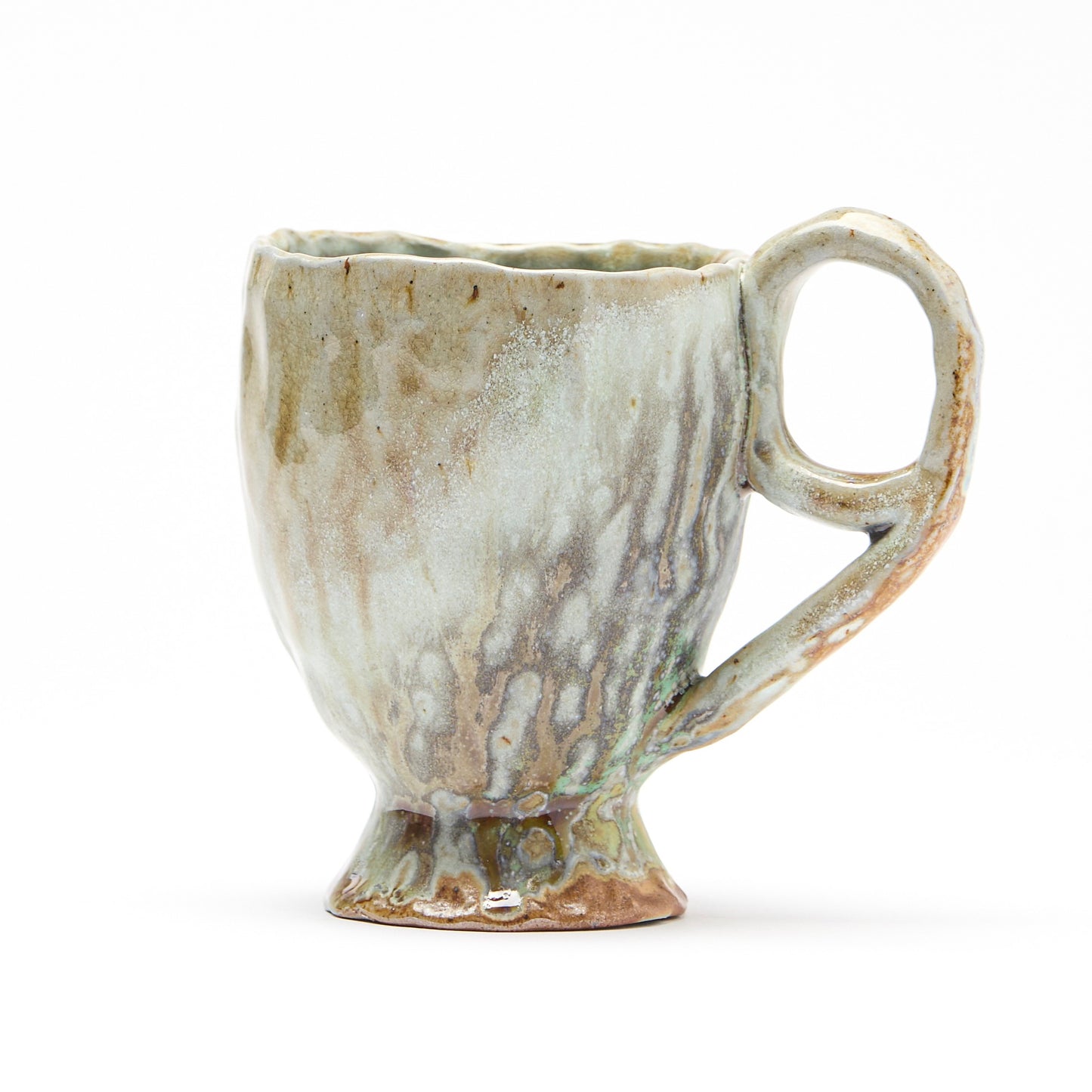 green crystal mug