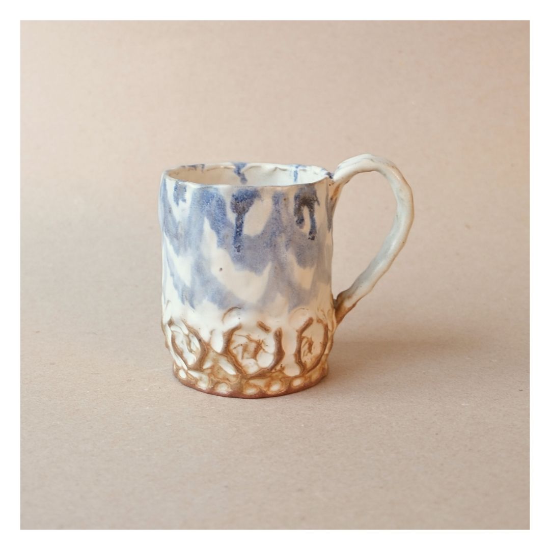 cobalt loop pinch mug