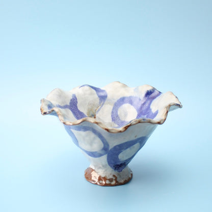 blue circle bowl