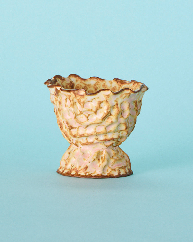 pink splash pinch wave bowl