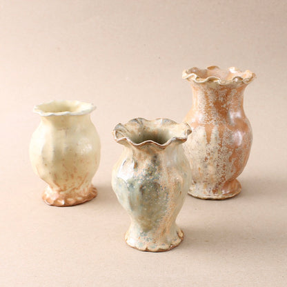 yellow gloss bud vase